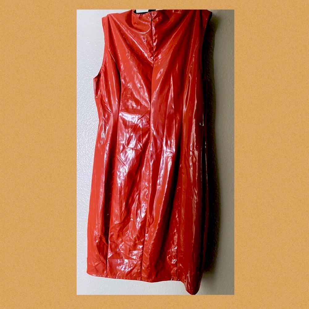 A Kristen latex dress